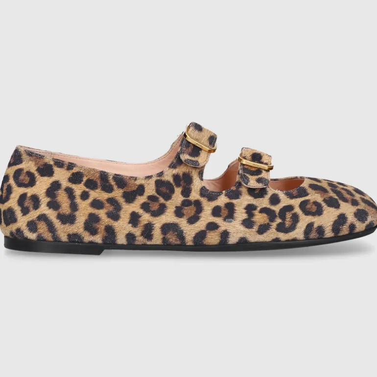 AGL Attilio Giusti Leombruni Damen BALLERINA D840001PGKA226G456 BRAUN-KOMBI