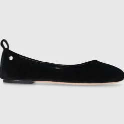 AGL Attilio Giusti Leombruni Damen Ballerinas D834058 Samt schwarz