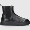AGL Attilio Giusti Leombruni Damen Chelsea Boots D946504 Kalbsleder schwarz