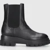 AGL Attilio Giusti Leombruni Damen Stiefeletten D756591 Kalbsleder schwarz