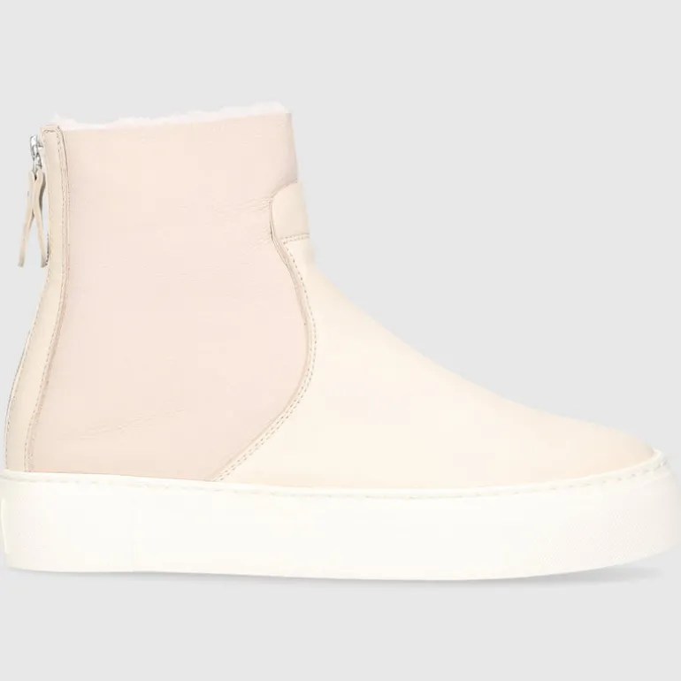 AGL Attilio Giusti Leombruni Damen Stiefeletten D925510 Kalbsleder beige-kombi