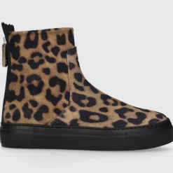 AGL Attilio Giusti Leombruni Damen Stiefeletten D925503 Veloursleder schwarz-kombi