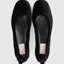 AGL Attilio Giusti Leombruni Damen Ballerinas D834058 Samt schwarz