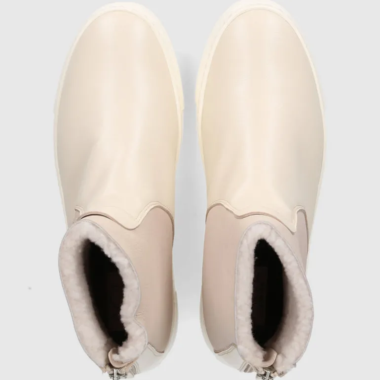 AGL Attilio Giusti Leombruni Damen Stiefeletten D925510 Kalbsleder beige-kombi