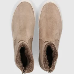 AGL Attilio Giusti Leombruni Damen Stiefeletten D925510 Veloursleder taupe