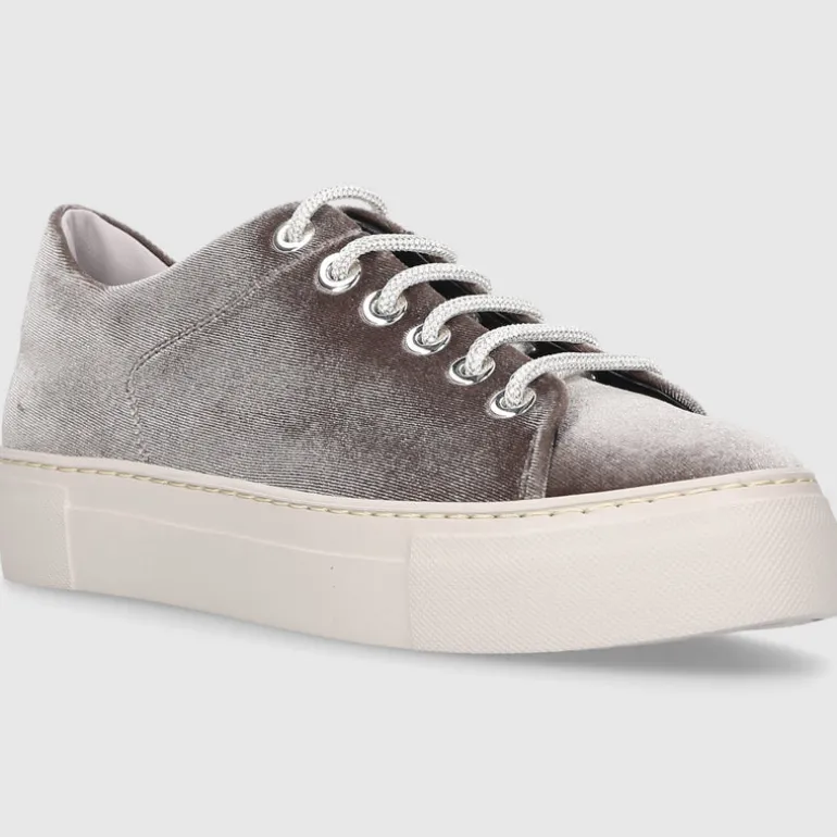 AGL Attilio Giusti Leombruni Damen Damenschuhe D925282 Samt grau-kombi