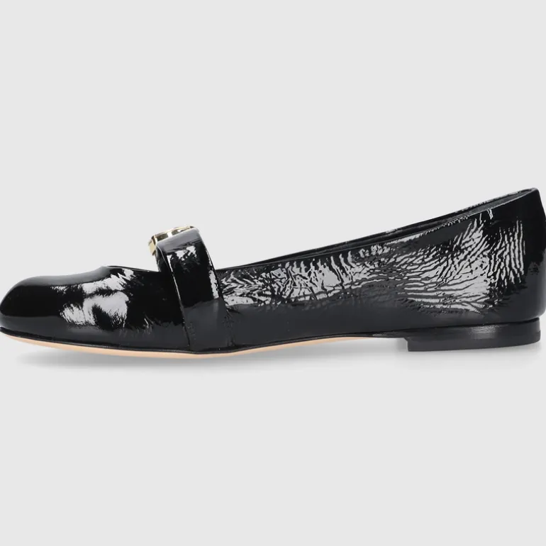 AGL Attilio Giusti Leombruni Damen BALLERINA D544040PCPIUME0000 SCHWARZ
