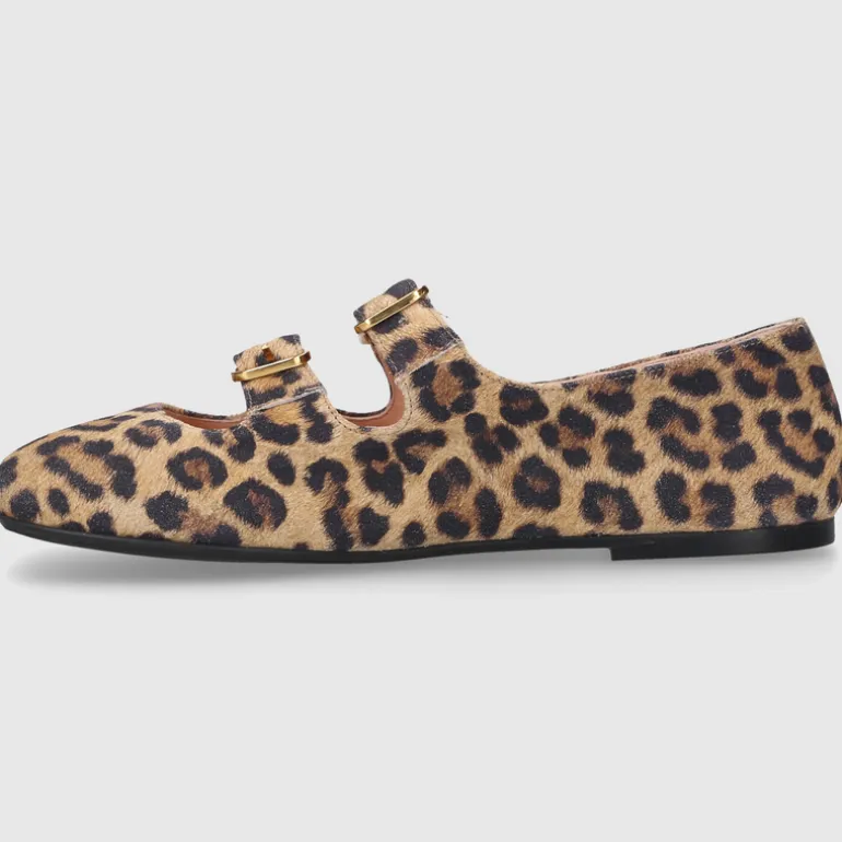 AGL Attilio Giusti Leombruni Damen BALLERINA D840001PGKA226G456 BRAUN-KOMBI