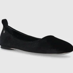 AGL Attilio Giusti Leombruni Damen Ballerinas D834058 Samt schwarz