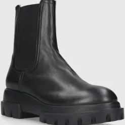AGL Attilio Giusti Leombruni Damen Stiefeletten D756591 Kalbsleder schwarz