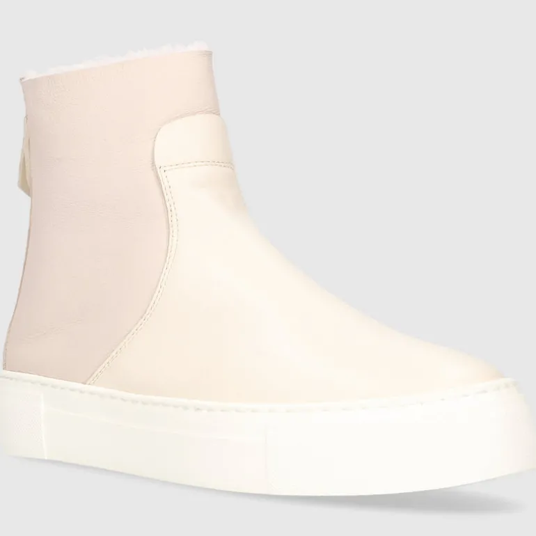 AGL Attilio Giusti Leombruni Damen Stiefeletten D925510 Kalbsleder beige-kombi
