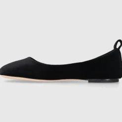 AGL Attilio Giusti Leombruni Damen Ballerinas D834058 Samt schwarz