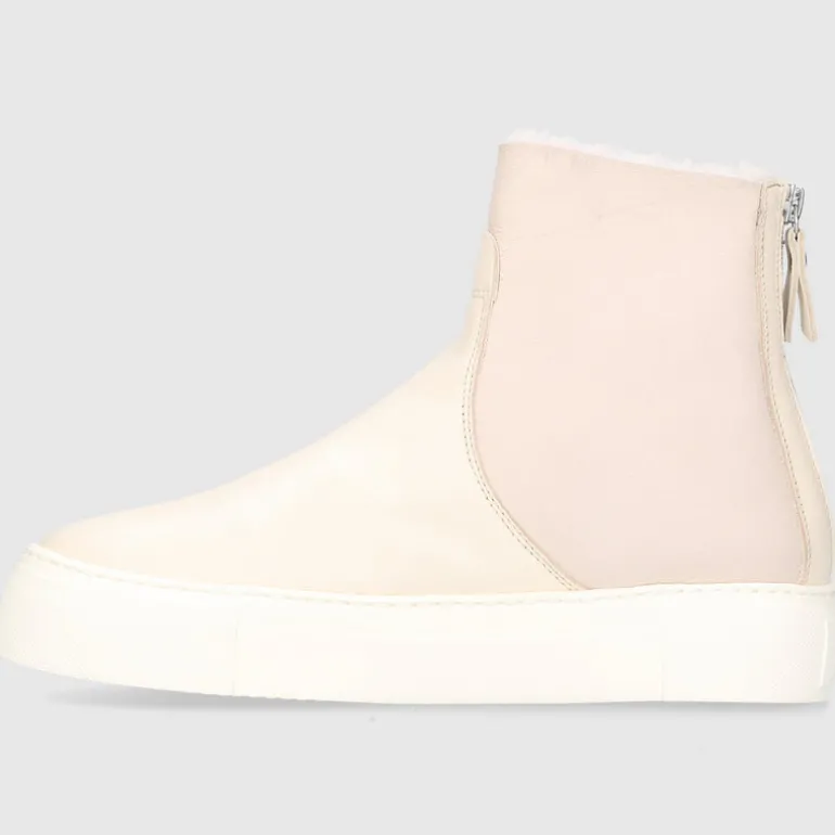 AGL Attilio Giusti Leombruni Damen Stiefeletten D925510 Kalbsleder beige-kombi