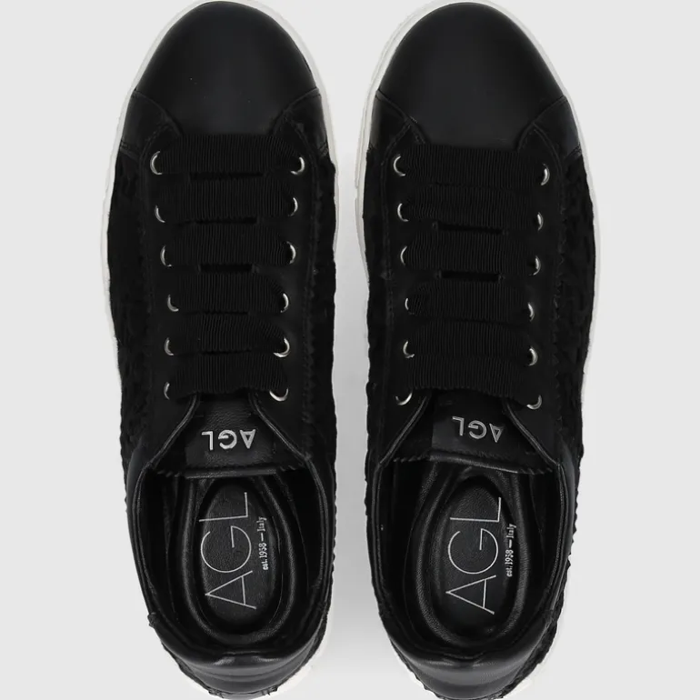 AGL Attilio Giusti Leombruni Damen SNEAKER D936031PGKT046A577 SCHWARZ