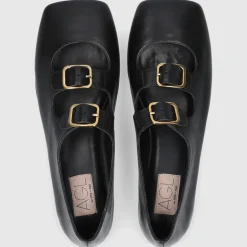 AGL Attilio Giusti Leombruni Damen BALLERINA D840001PGKA0761013 SCHWARZ