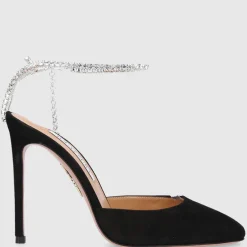 Aquazzura Damen Pumps ICE 105 Veloursleder