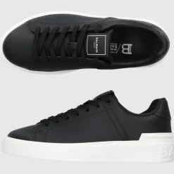 Balmain Damen Sneaker low B-COURT Kalbsleder