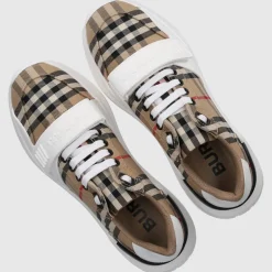 Burberry Damen Sneaker low 8050509 Baumwolle