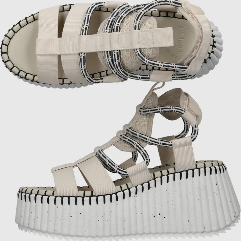 Chloé Damen Sandalen NAMA Baumwolle