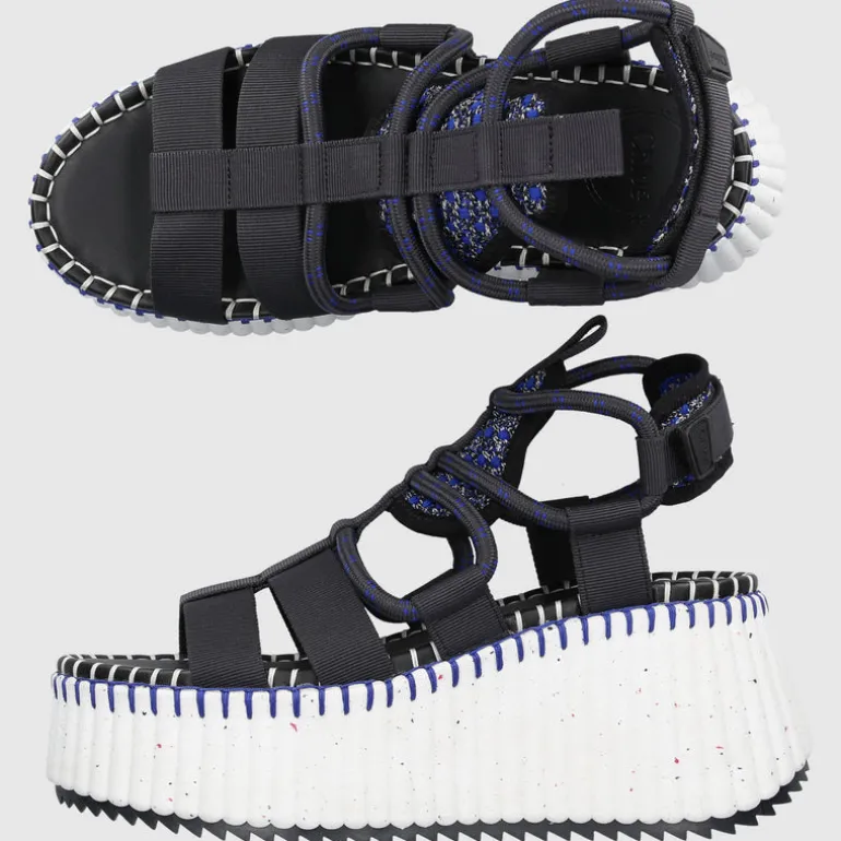 Chloé Damen Sandalen NAMA Baumwolle