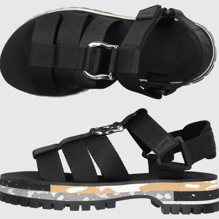 Chloé Damen Sandalen NIKIE AKTIV Baumwolle