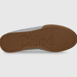 Chloé Damen SNEAKER CHC25S07HPN47O WEISS-HLBLAU