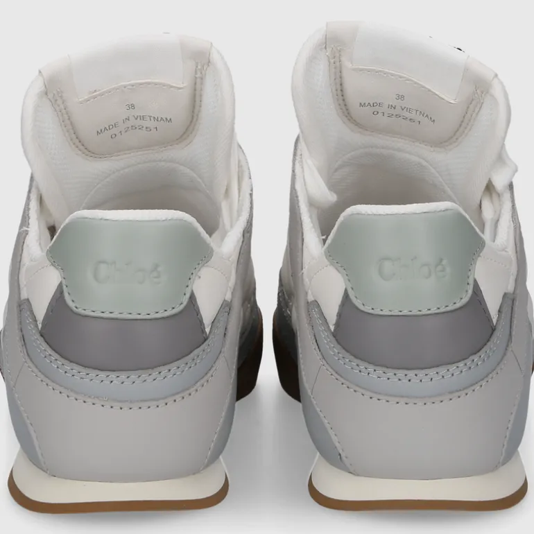 Chloé Damen SNEAKER CHC25S07HPN47O WEISS-HLBLAU