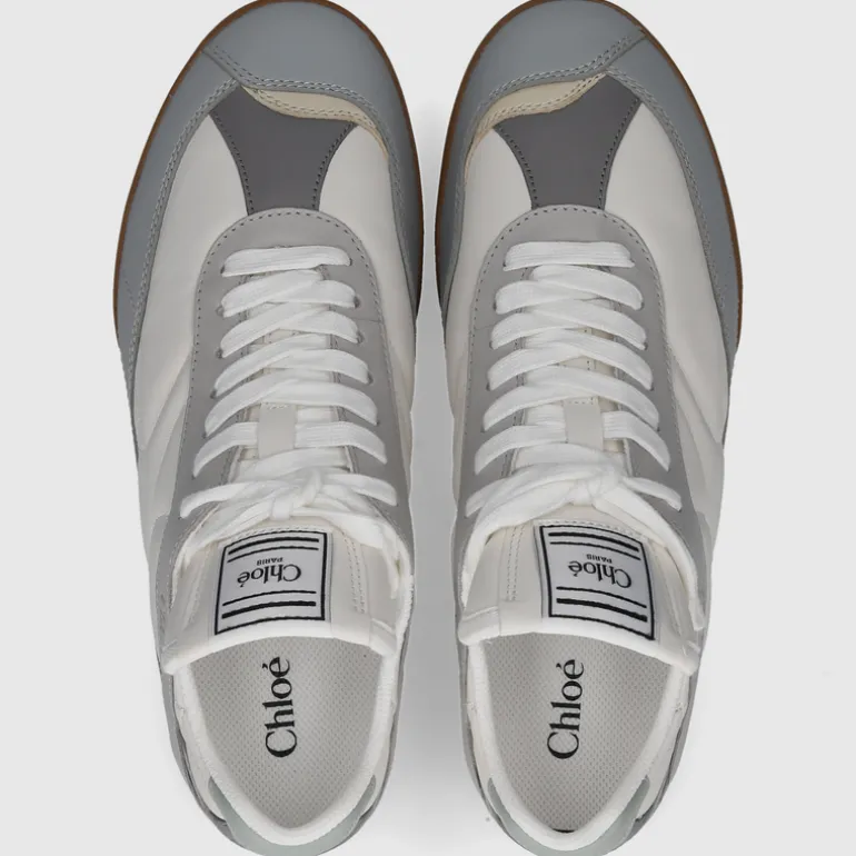 Chloé Damen SNEAKER CHC25S07HPN47O WEISS-HLBLAU
