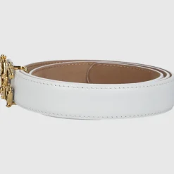 Dolce & Gabbana Damen Gürtel DG Kalbsleder