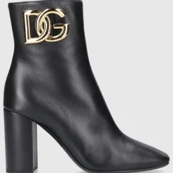 Dolce & Gabbana Damen Klassische Stiefeletten JACKIE Kalbsleder