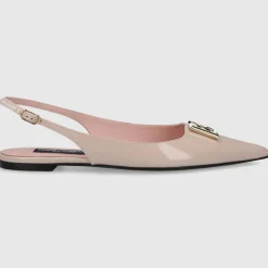 Dolce & Gabbana Damen Sling-Ballerinas LOLLO Lackleder