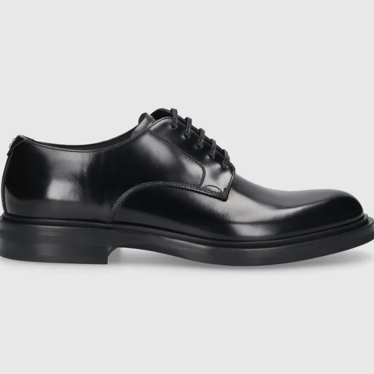 Dolce & Gabbana Herren Businessschuhe ALTAVILLA Kalbsleder schwarz