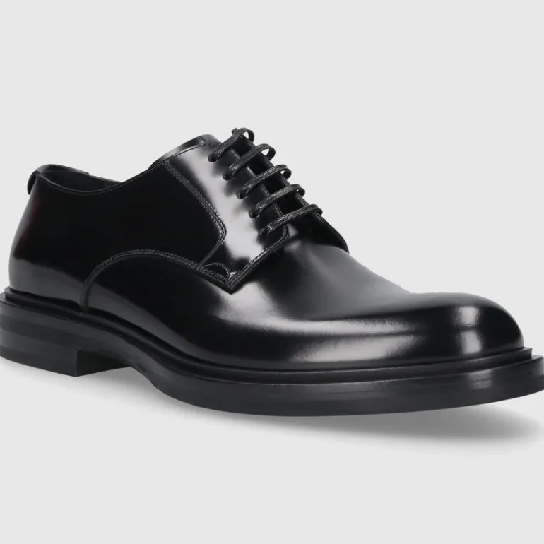 Dolce & Gabbana Herren Businessschuhe ALTAVILLA Kalbsleder schwarz