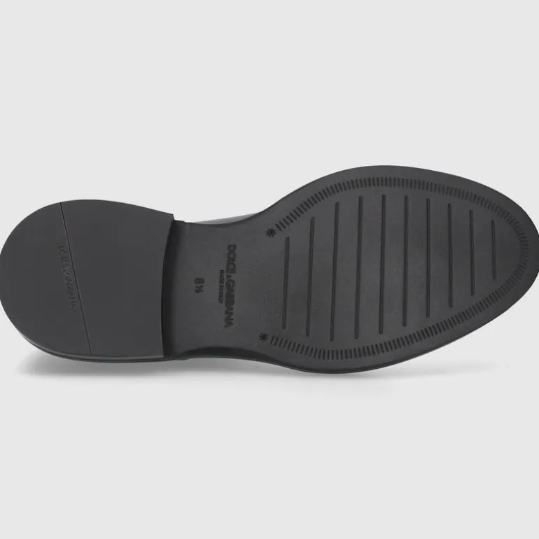 Dolce & Gabbana Herren Businessschuhe ALTAVILLA Kalbsleder schwarz