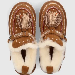 Elena Iachi Damen Eskimo Boot MI-02 Veloursleder braun