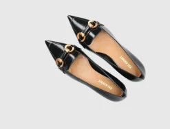EN AVANT Damen Ballerinas 2108 Kalbsleder