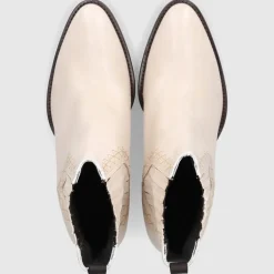 EN AVANT Damen Chelsea Boot 702-22 Kalbsleder cremeweiß