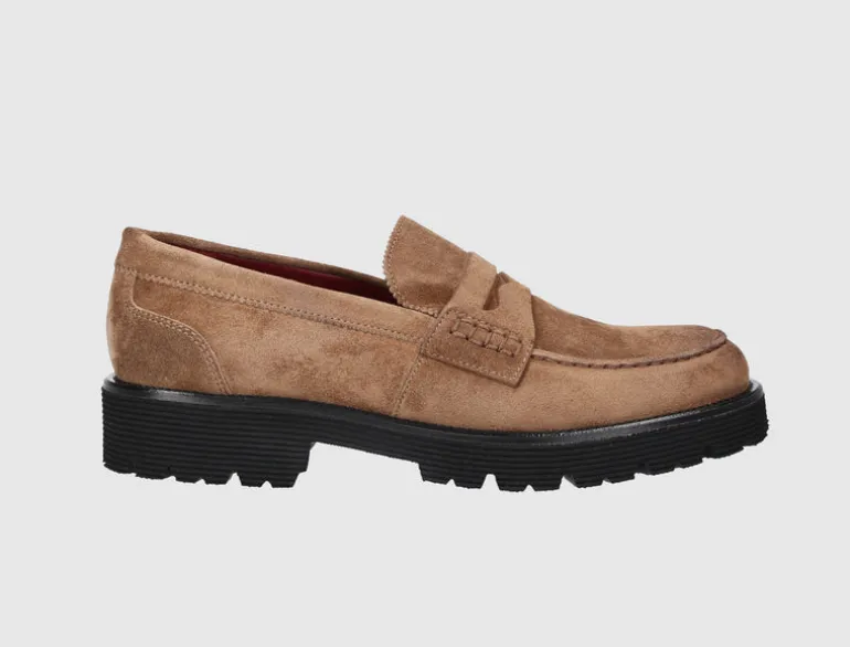EN AVANT Damen Loafer 529-01 Veloursleder