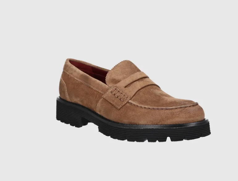 EN AVANT Damen Loafer 529-01 Veloursleder