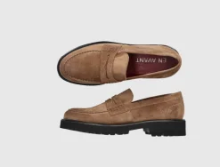 EN AVANT Damen Loafer 529-01 Veloursleder
