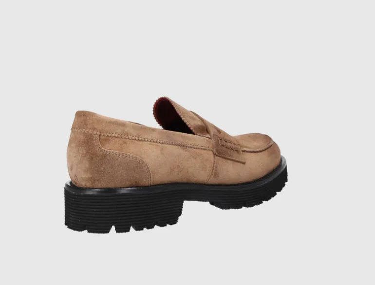 EN AVANT Damen Loafer 529-01 Veloursleder