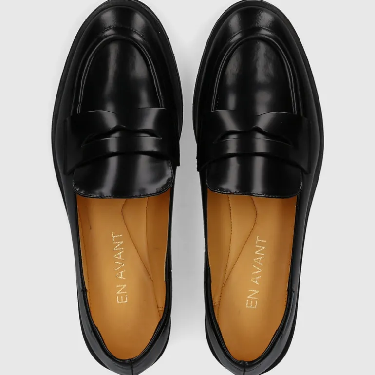 EN AVANT Damen Loafer X14 Kalbsleder schwarz