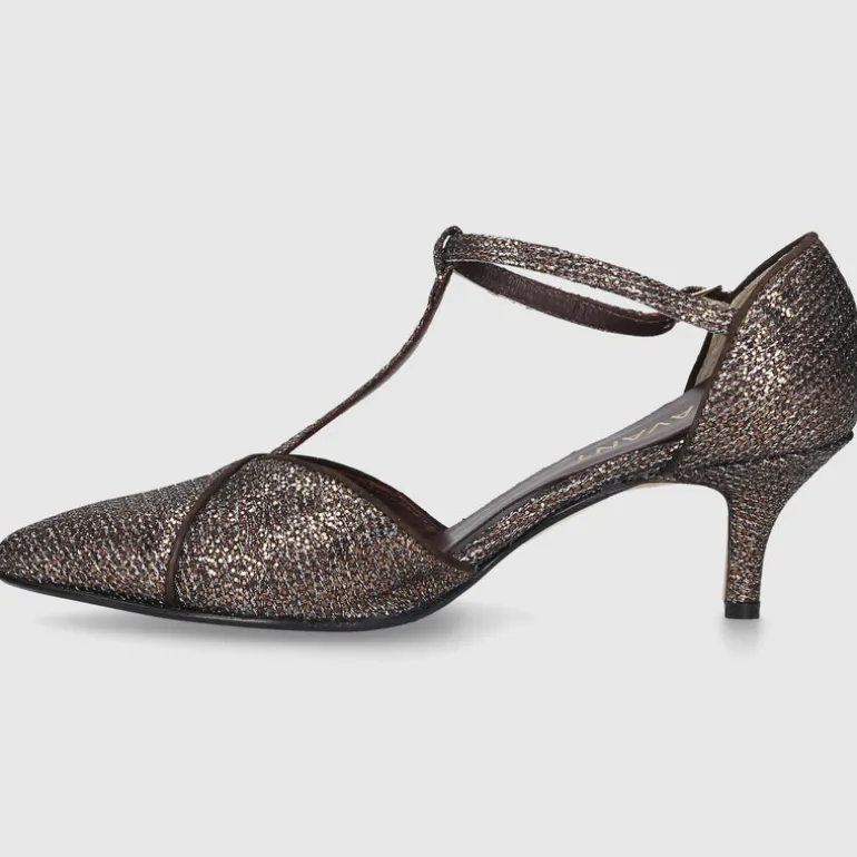 EN AVANT Damen Pumps DE2413 Materialmix bronze