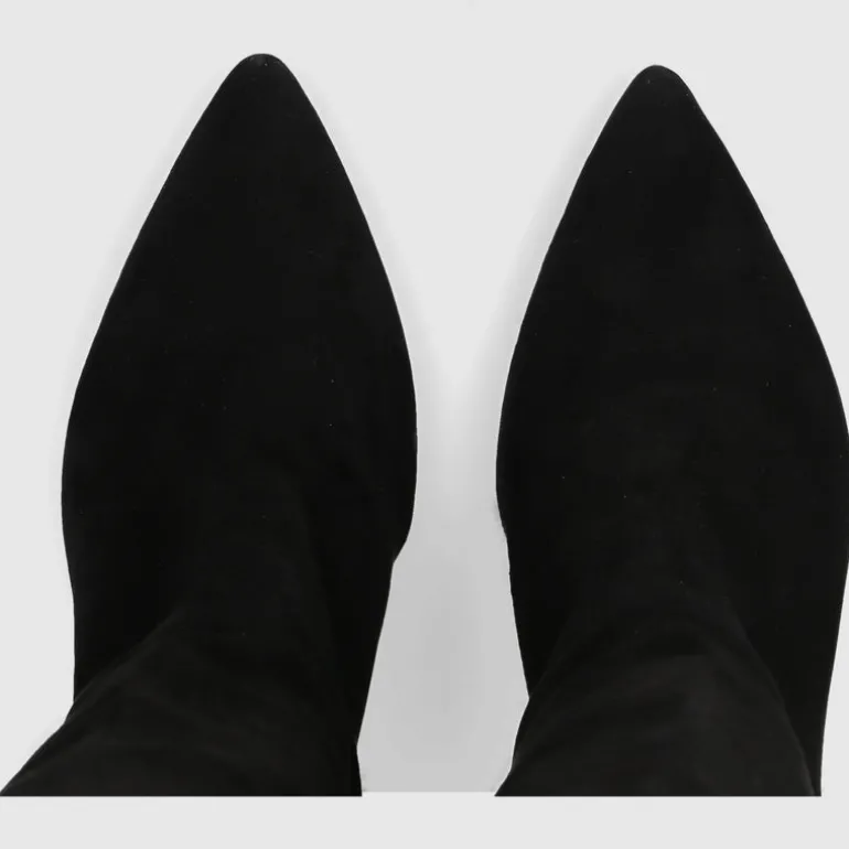 EN AVANT Damen Stiefel ST1676 Veloursleder schwarz