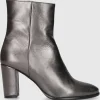 EN AVANT Damen Stiefeletten TR2441 Kalbsleder grau
