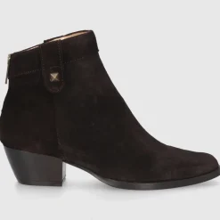 EN AVANT Damen Stiefeletten TR2409 Veloursleder braun