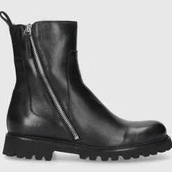 EN AVANT Damen Stiefeletten C176 Kalbsleder schwarz