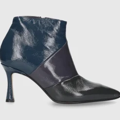 EN AVANT Damen Stiefeletten TR1672 Nappalackleder grau-kombi