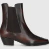 EN AVANT Damen Stiefeletten BT1695 Kalbsleder braun-kombi