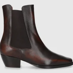 EN AVANT Damen Stiefeletten BT1695 Kalbsleder braun-kombi